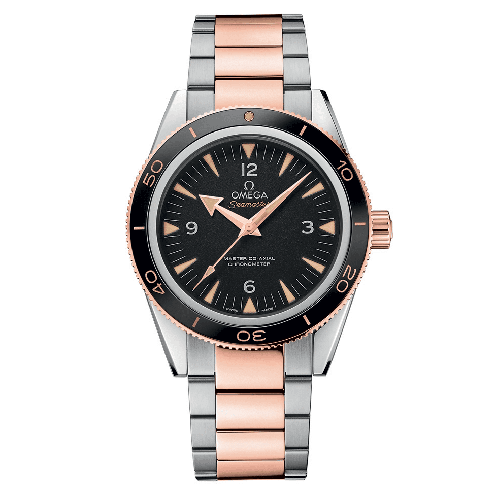 Omega Seamaster 300m Master Co-Axial rose gold watch