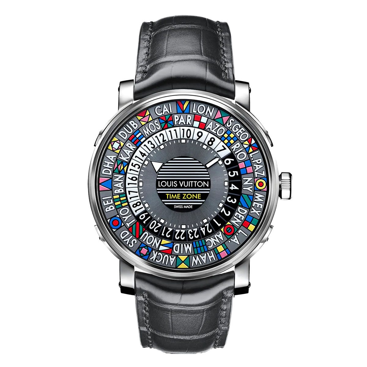 Louis Vuitton Escale Time Zone 39 Men's Fashion Watch