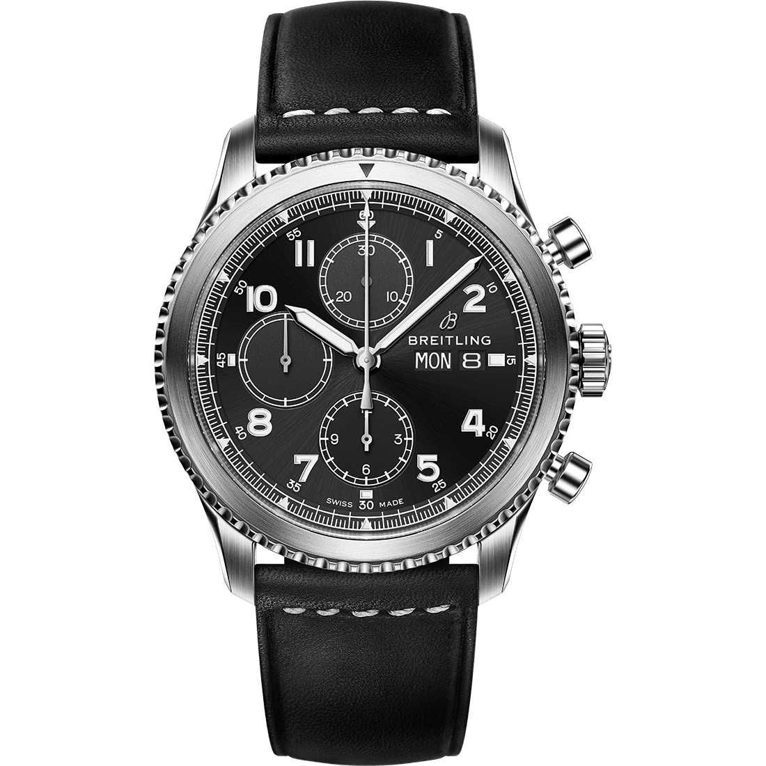 navitimer-8-chronograph-with-black-dial-and-black-leather-strap