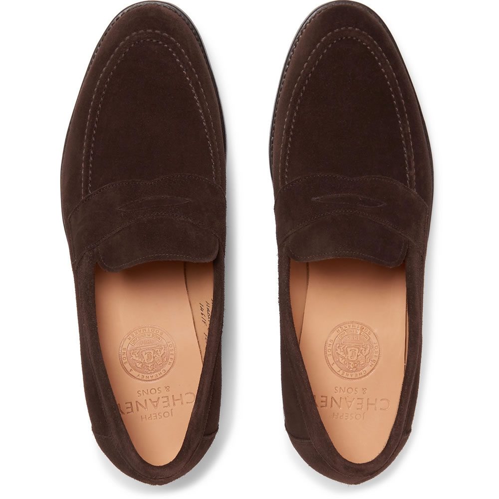 Cheaney Hadley Suede Penny Loafers