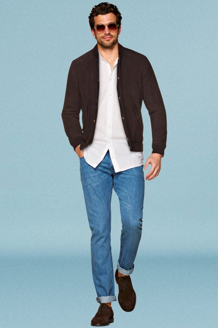 How To Wear A Suede Jacket 6 Sophisticated Outfits For Men