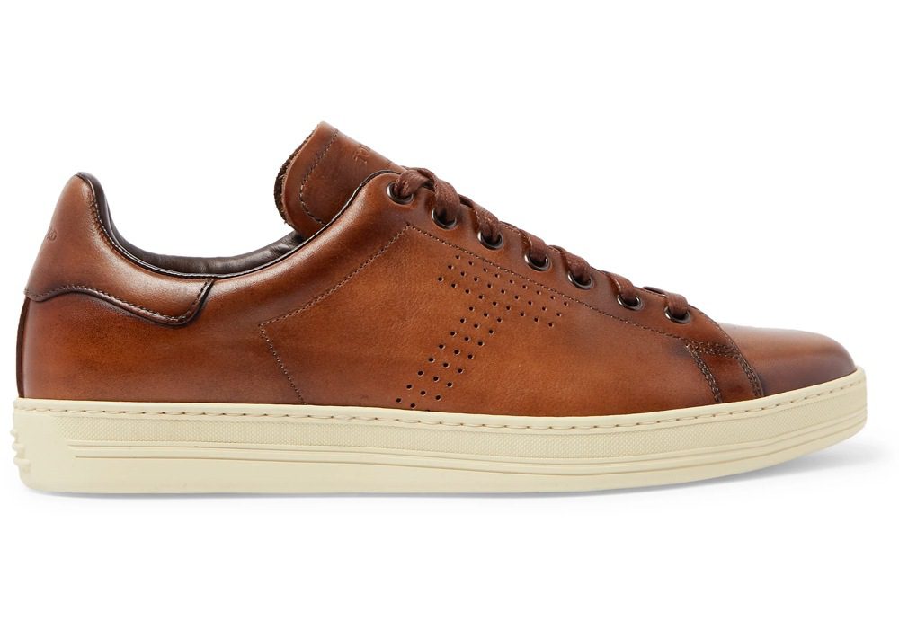 Buy > designer leather sneakers > in stock