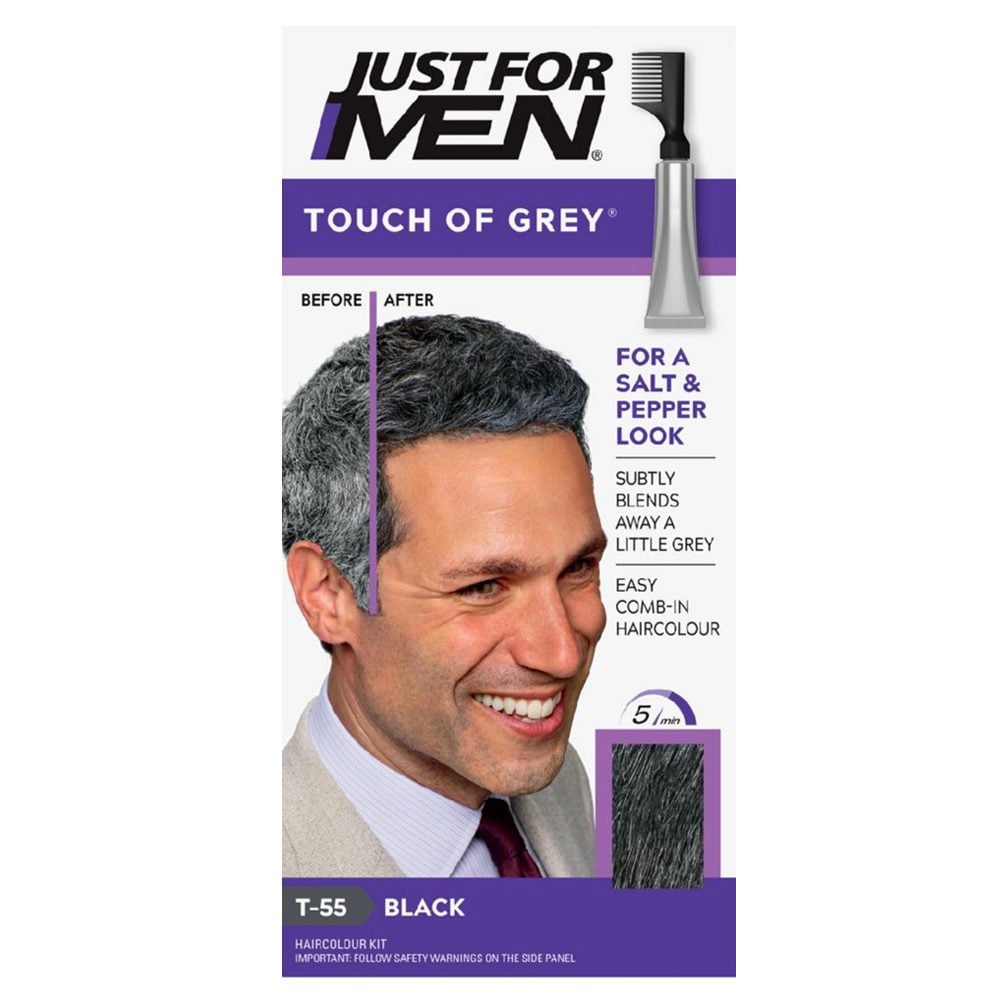 Just For Men Touch Of Gray, Gray Hair Coloring For Men's With Comb  Applicator Great For A Salt And Pepper Look : Target