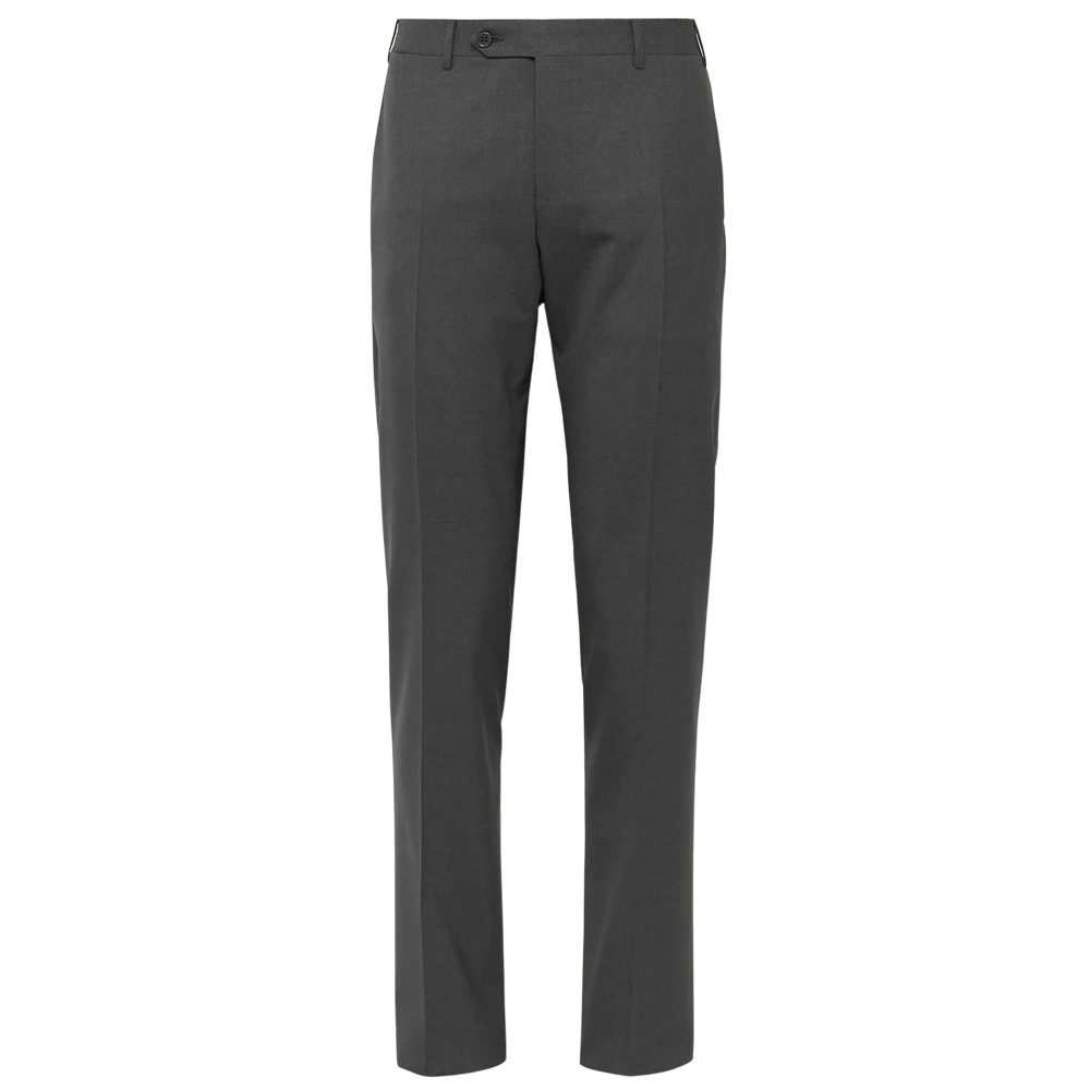 Buy Van Heusen Navy Regular Fit Trousers for Mens Online  Tata CLiQ