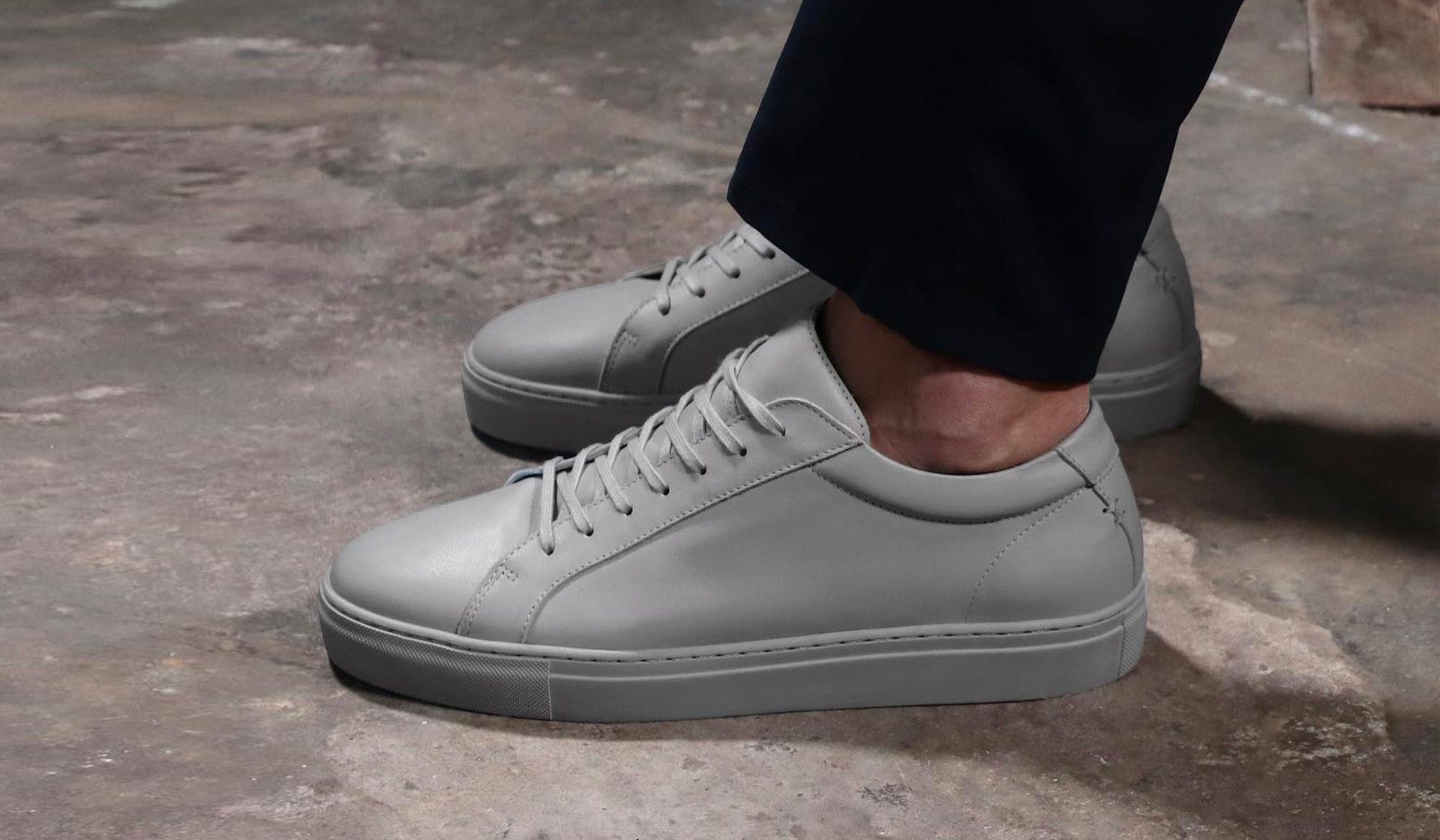 Men's Breathable Sneakers Shoes White | Martin Valen