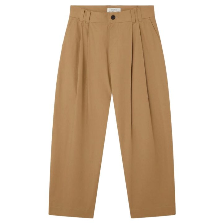 Iconic Cropped Pleated Trouser