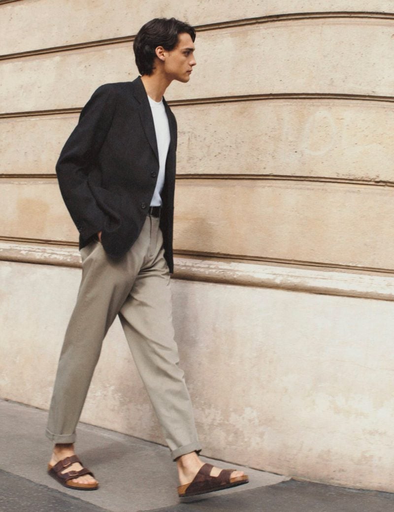 Iconic Cropped Pleated Trouser main image 1