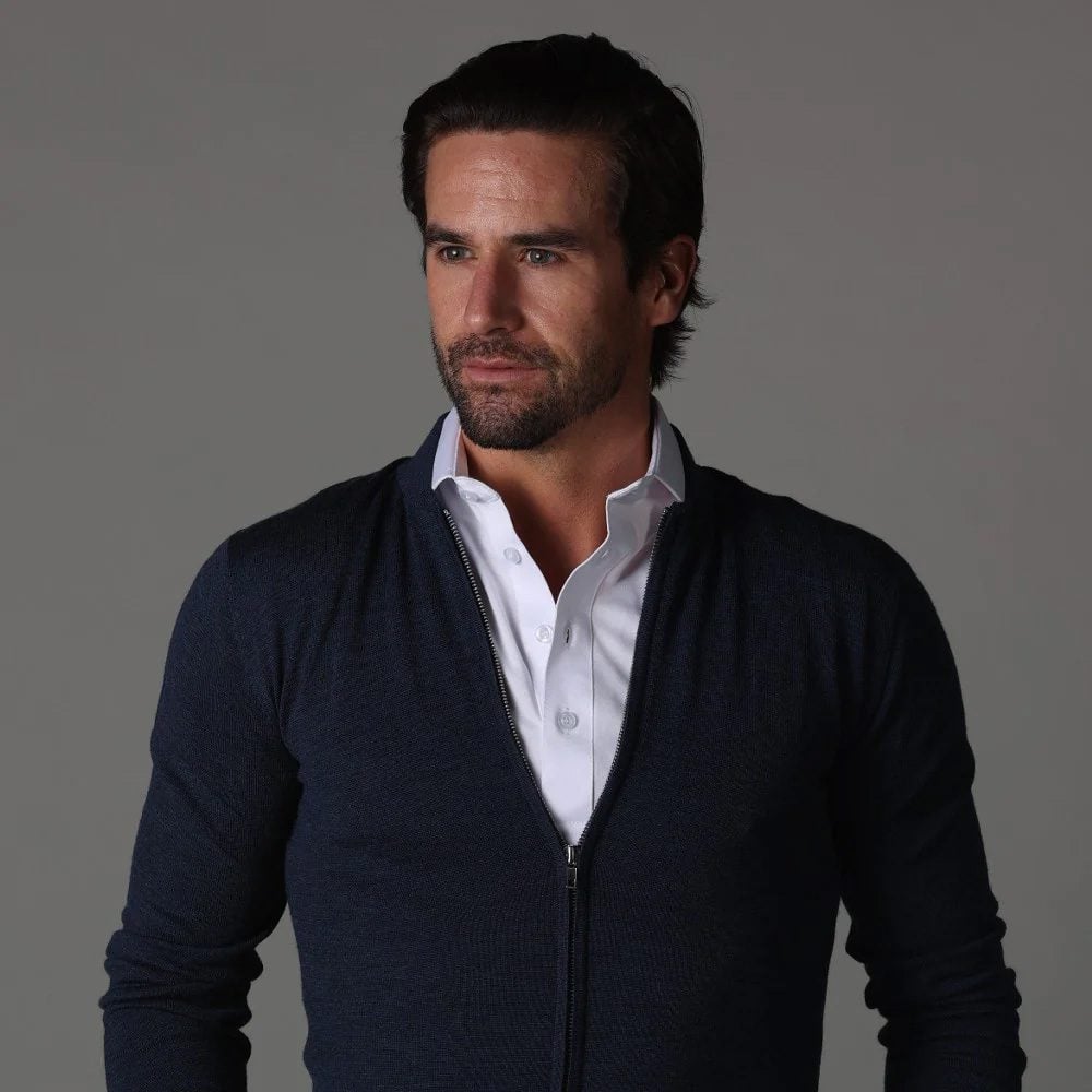 Coat Men Polo Collar Top Men Fashion Work Clothes