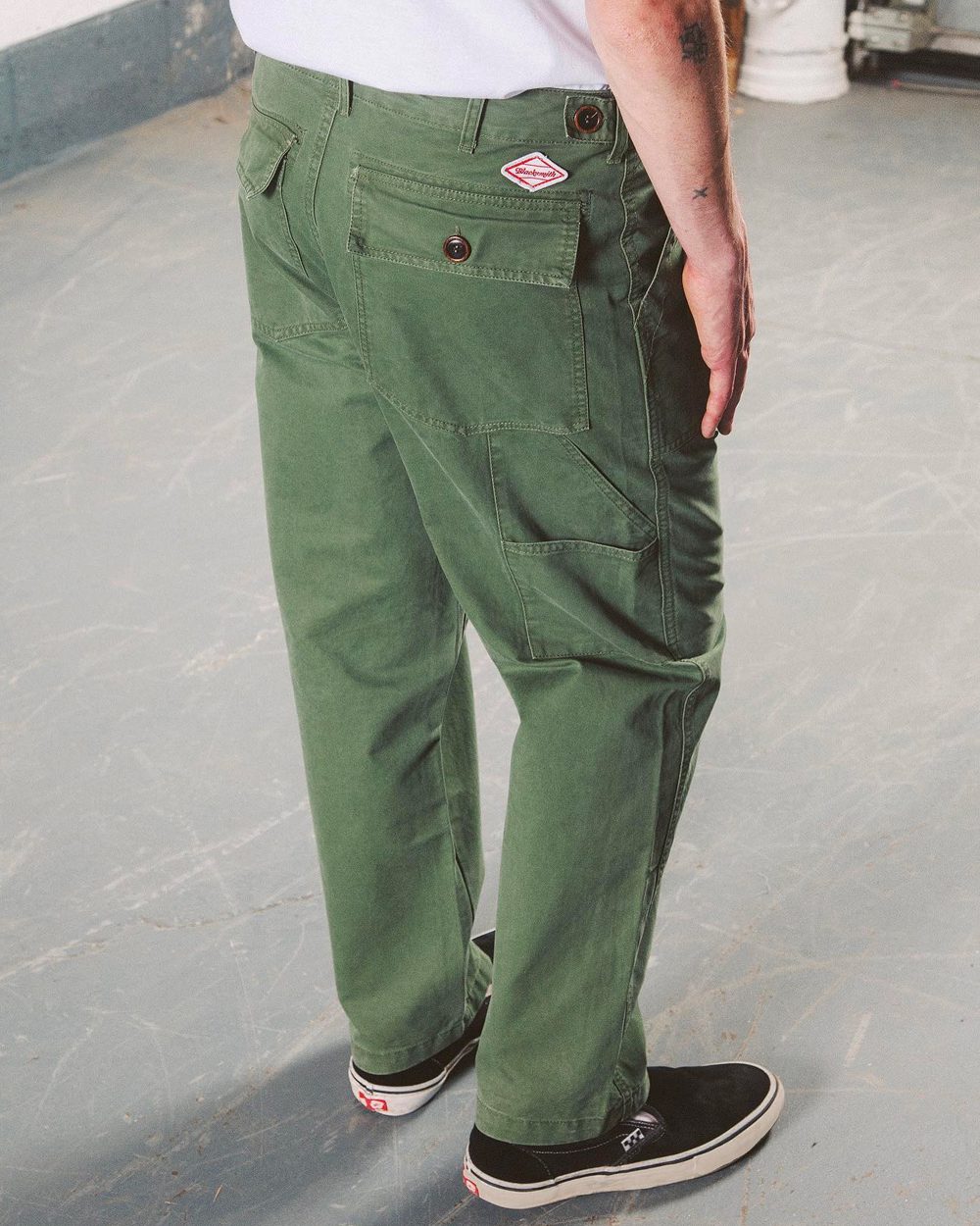 Buy Sorbino men six pocket plain cargo pants olive Online | Brands For Less