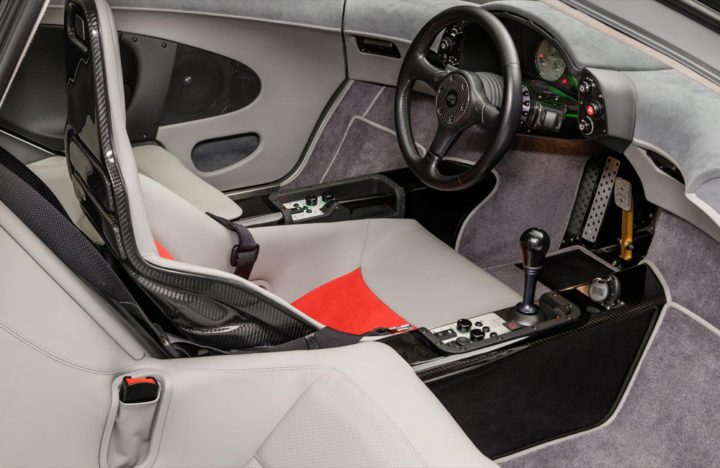 Grey McLaren F1 interior