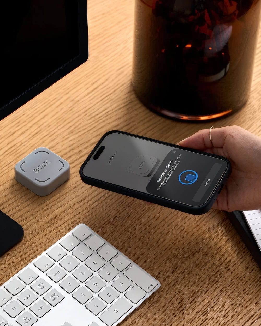 Brick physical phone blocker