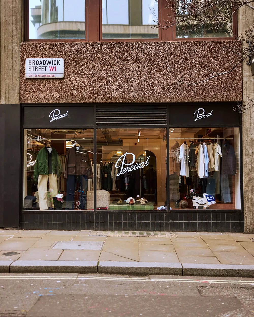 Percival London Soho store interior