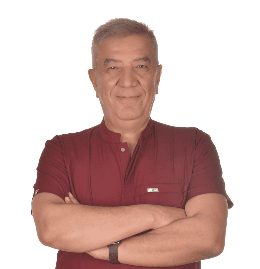 A person with his arms crossed AI-generated content may be incorrect.